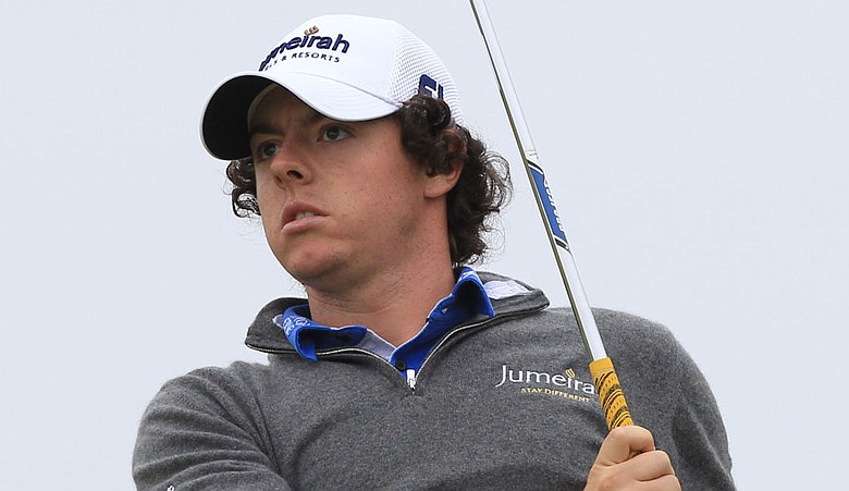 Rory McIlroy took an early lead during the first round of the British Open.