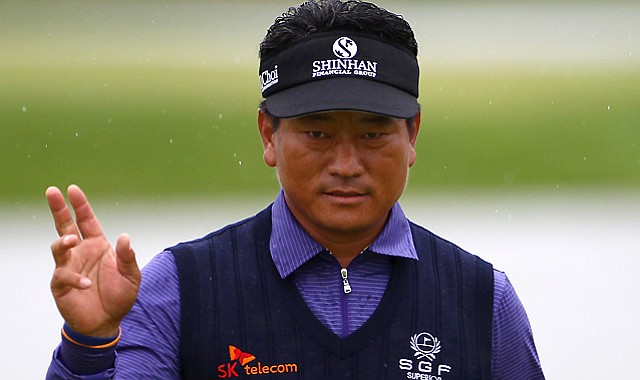 K.J.Choi of Korea came into the final round of the 2010 Nordea Scandinavian Masters tied for the lead.