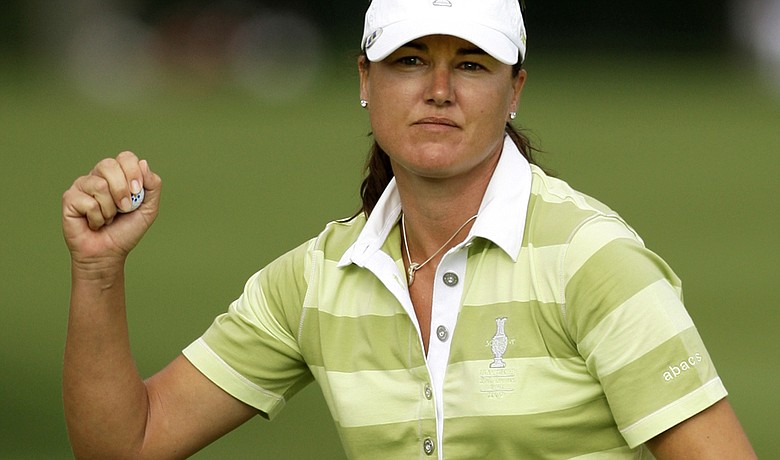 Sophie Gustafson during the 2009 Solheim Cup.