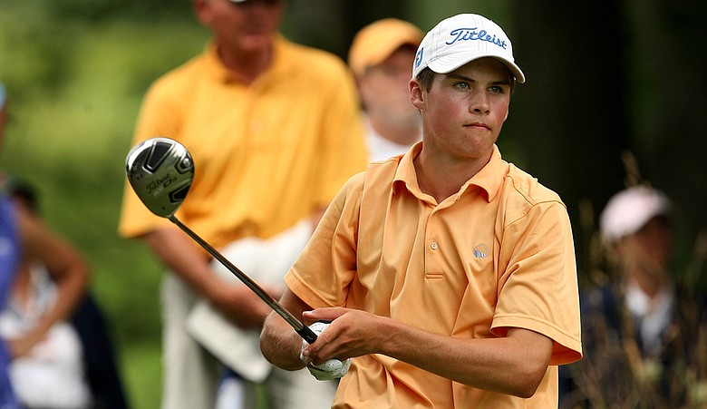 Gavin Hall at the U.S. Junior Amateur.