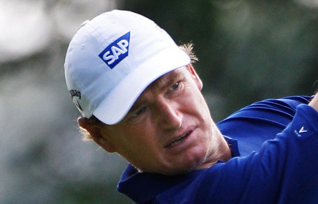 Ernie Els of South Africa at the WGC-Bridgestone Invitational.