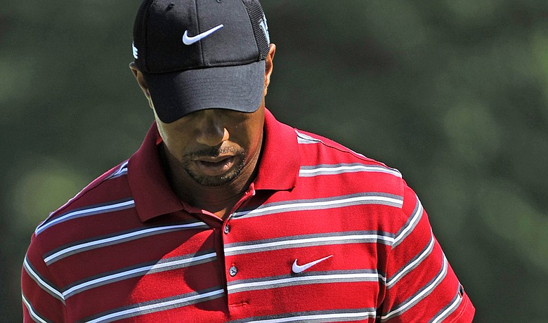 Tiger Woods during the final round of the WGC-Bridgestone Invitational.