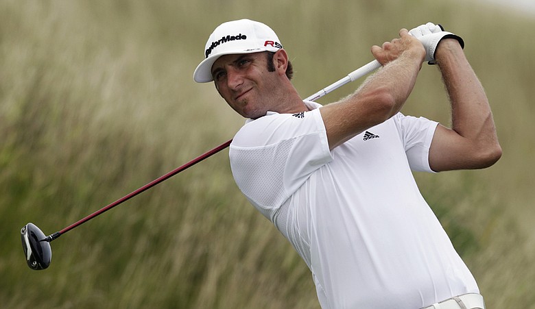 Dustin Johnson during Round 2 of the PGA Championship.