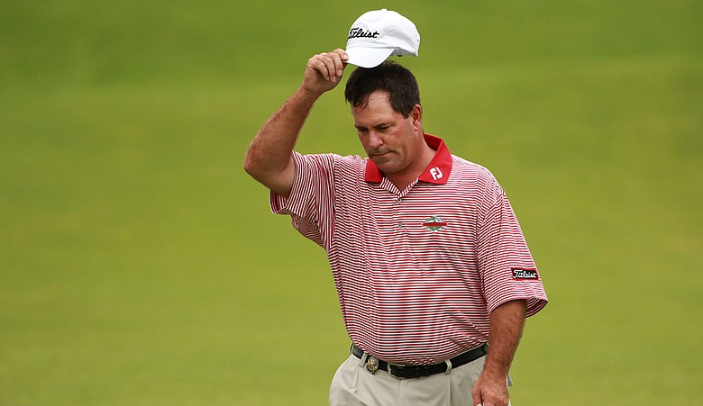 Club pro Tim Thelen during Round 1 of the PGA Championship.