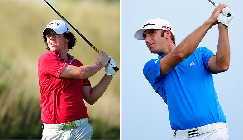 Rory McIlroy and Dustin Johnson