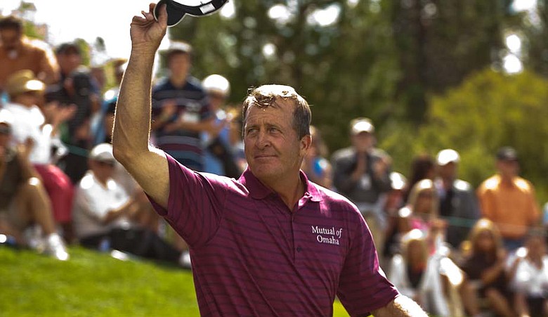 “Nobody was taking off. I thought that Tom or Bernhard (Langer) would get to 13 or 14 under, but nobody did. Guess it was a testament to how tough the golf course was playing.”
- Fred Funk on winning his third major, the Tradition at Sunriver Resort’s Crosswater Golf Club. Funk won at 12 under, the highest winning score since 2002.