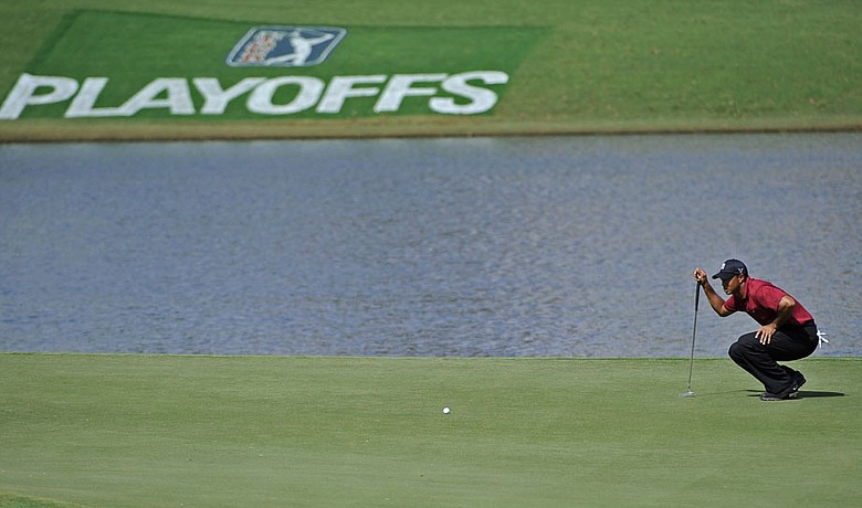 Tiger Woods during the final round of the 2009 Tour Championship.