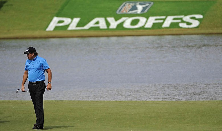 Phil Mickelson during the final round of the 2009 Tour Championship.