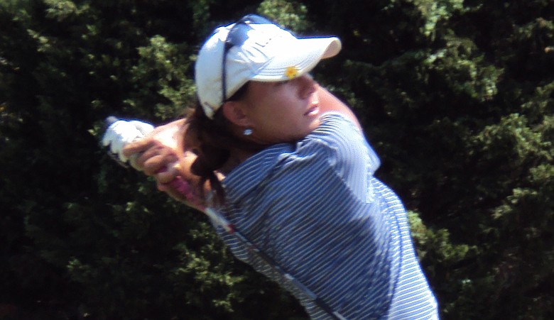 Minami Levonowich holds a share of the lead after the first round of the Golfweek Junior Series event at Wilbrook Plantation.
