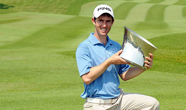Peter Karmis of South Africa claimed victory at Handa Singapore Classic on Sept. 12, 2010.