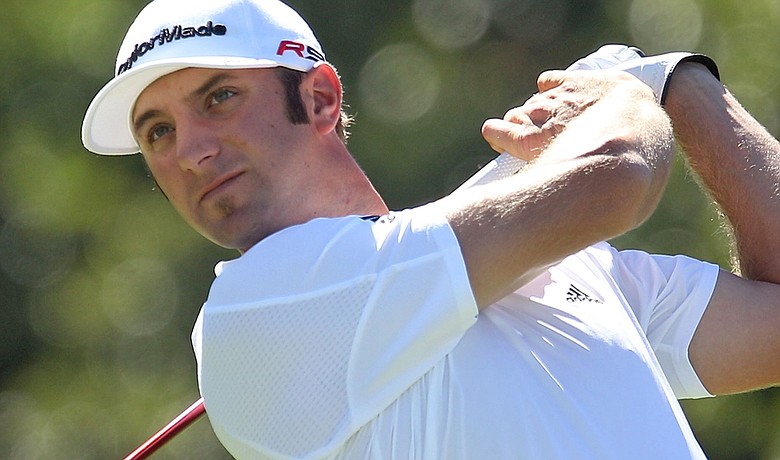 Dustin Johnson during the final round of the BMW Championship.