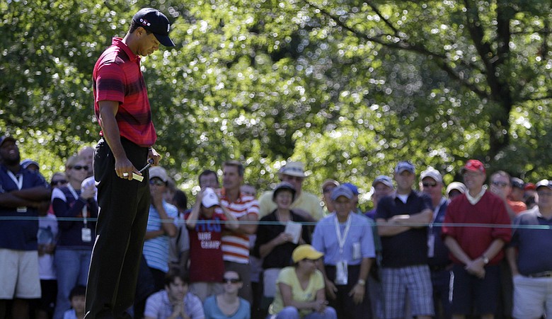 Tiger Woods at the BMW Championship.