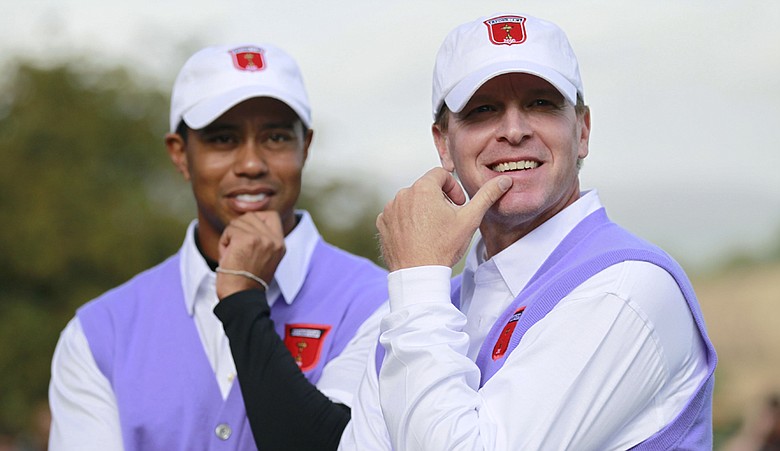 Tiger Woods and Steve Stricker won their first two matches at the Ryder Cup.