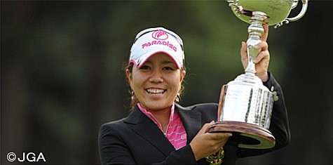 Mika Miyazato completed a wire-to-wire win at the 2010 Japan Women's Open.