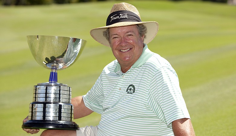 Paul Simson after winning the USGA Senior Amateur Championship.