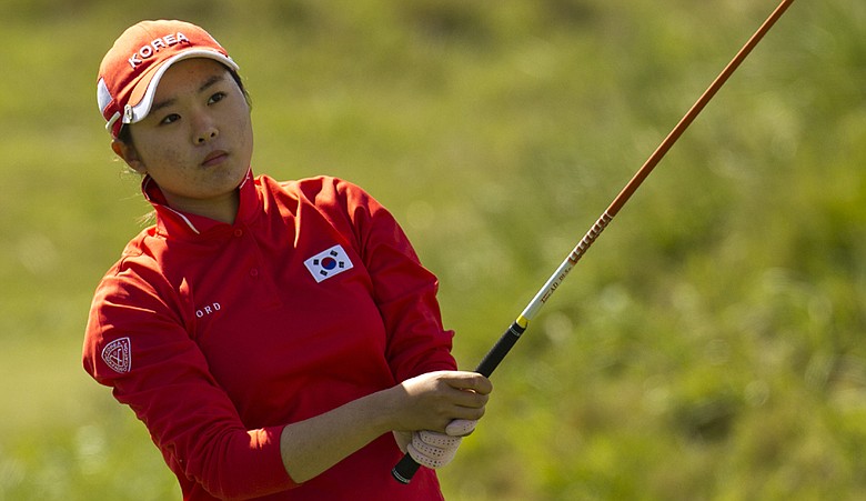 Ji-Hee Kim during the third round of the Women's World Amateur Team Championship.