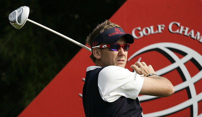 Ian Poulter during the second round of the HSBC Champions in Shanghai.