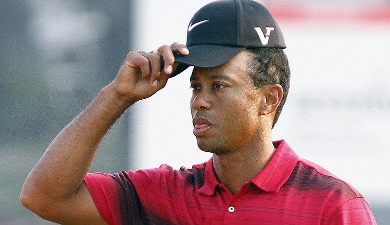 Tiger Woods during the 2010 HSBC Champions.