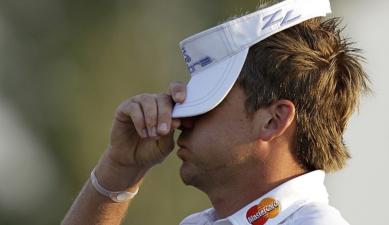 Ian Poulter after losing a playoff to Robert Karlsson in the Dubai World Championship.