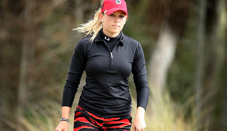 Sara Brown during the final round of LPGA Final Qualifying Tournament at LPGA International in Daytona Beach, FL.
