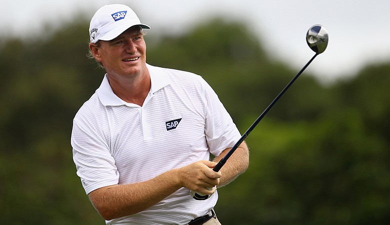 Ernie Els during Round 2 of the South African Open.