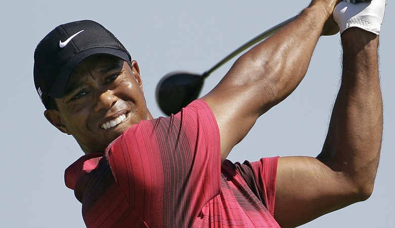 Tiger Woods during the PGA Championship at Whistling Straits.