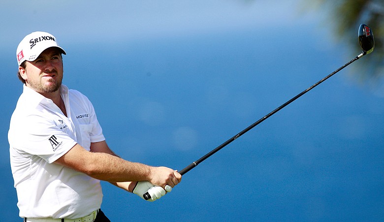 Graeme McDowell of Northern Ireland hits a shot during a practice round prior to the Hyundai Tournament of Champions at the Plantation course on January 4, 2011 in Kapalua, Hawaii.