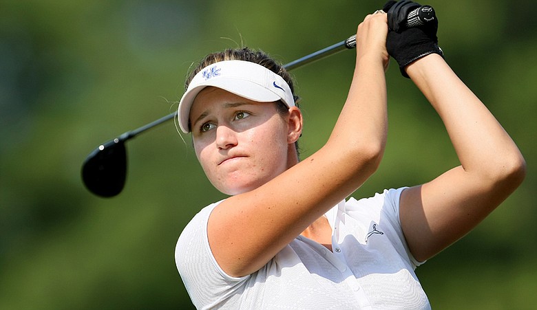 Ashleigh Albrecht during stroke play of the 2010 U.S. Women's Amateur.