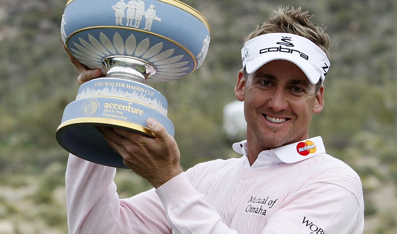 Ian Poulter after winning the 2010 WGC-Accenture World Match Play Championship.