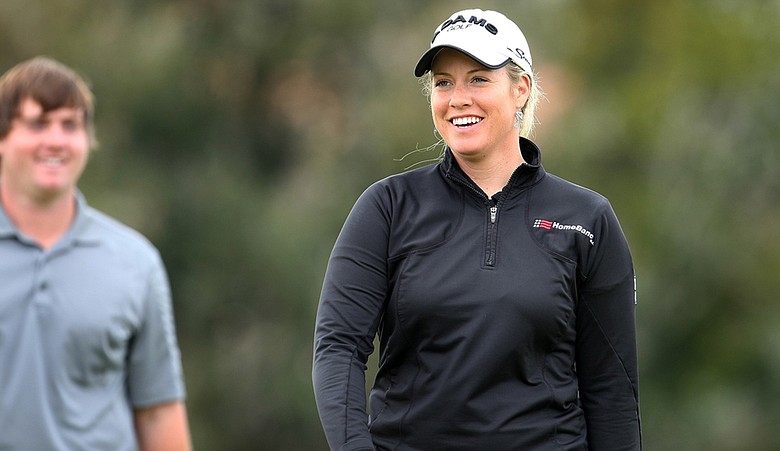 Brittany Lincicome teed it up Jan. 11 in a Hooters Tour Winter Series event in Tavares, Fla.