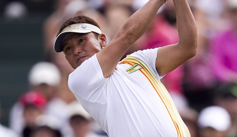 Shigeki Maruyama during the second round of the 2011 Sony Open.