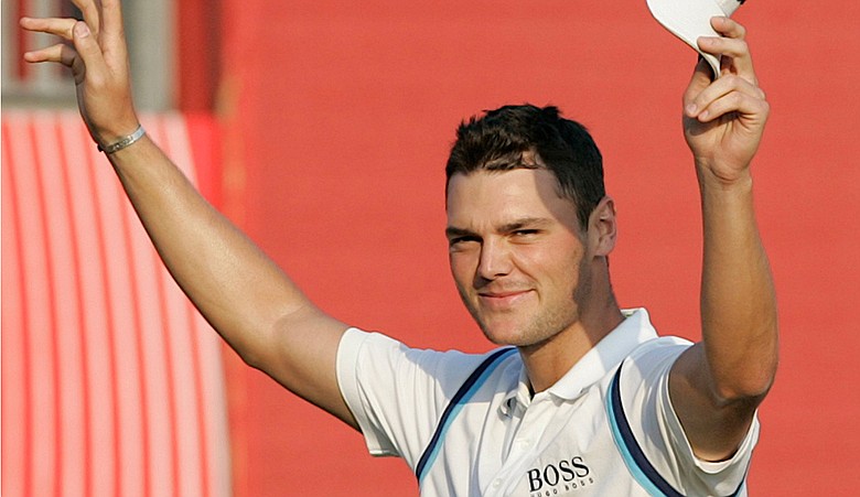 Martin Kaymer after winning the Abu Dhabi Championship.