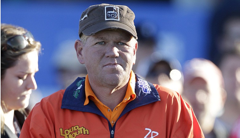 John Daly during Round 1 of the Farmers Insurance Open.