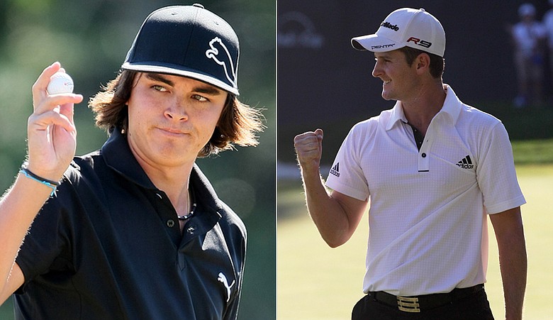 Rickie Fowler, left, and Justin Rose failed to qualify for last year's U.S. Open at Pebble Beach.
