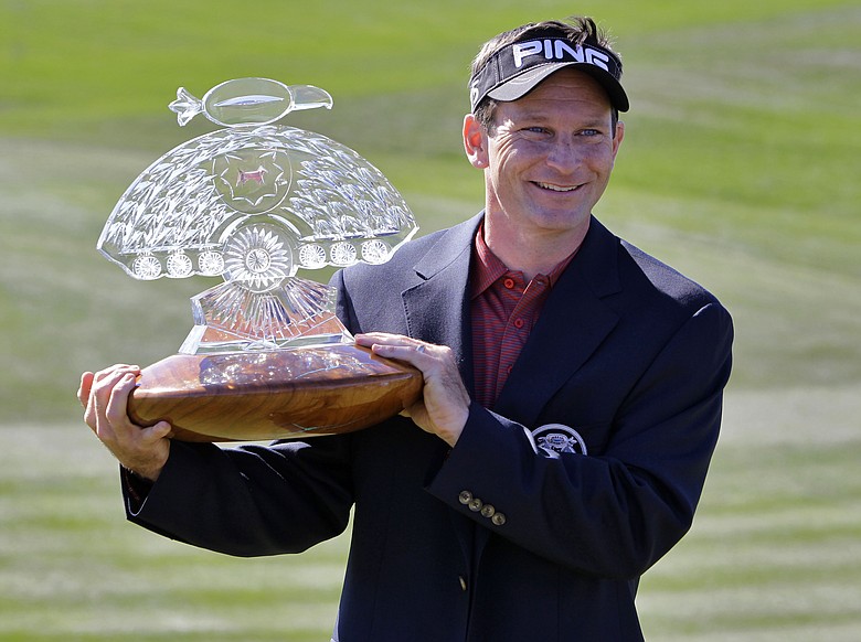 Mark Wilson after winning the Waste Management Phoenix Open.