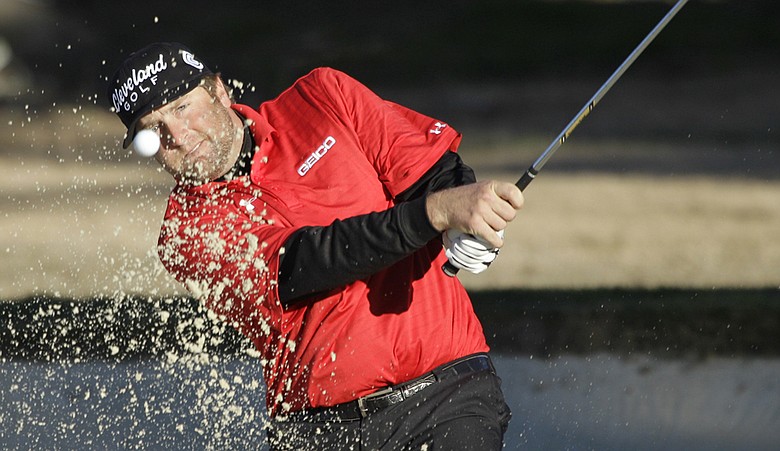 Steve Marino holds a one-shot lead heading into the final round of the AT&T National Pro-Am.