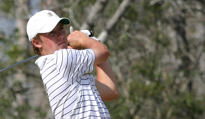 Jordan Spieth during the second round of the HP Boys Championship.
