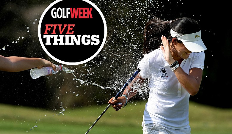 Celine Boutier after winning the 2011 AJGA Annika Invitational.