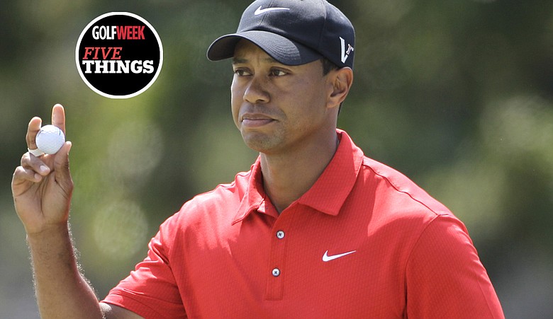 Tiger Woods during the final round of the WGC-Cadillac Championship.