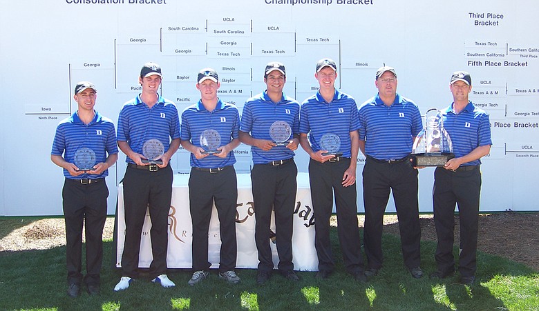 Duke after winning the Callaway Match Play Championship