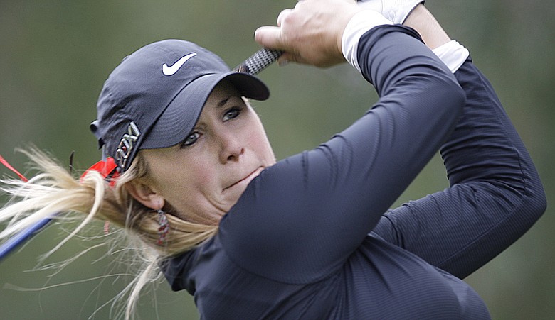 Amanda Blumenherst during the first round of the 2011 Kia Classic.