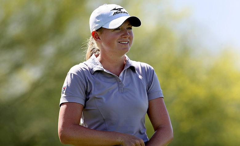 Stacy Lewis during the 2011 Kraft Nabisco Championship.
