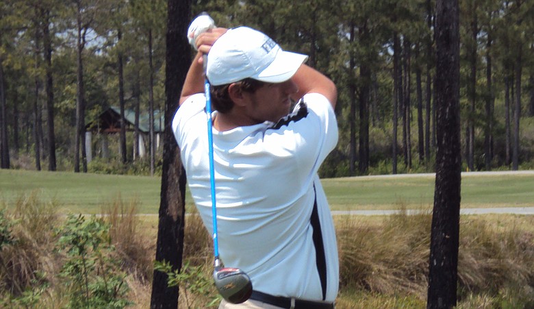 Taylor Dickson during the qualifying round of the Palmetto High School Championship.