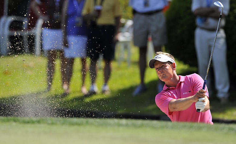 Luke Donald during the third round of The Heritage.
