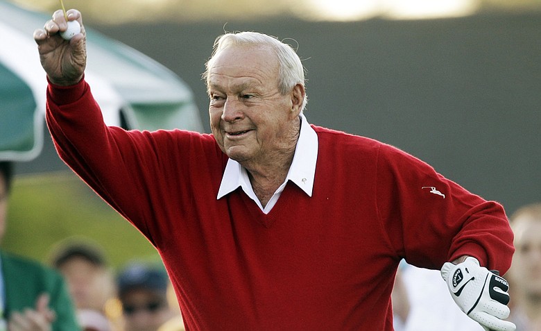 Arnold Palmer during the 2011 Masters Par 3 Contest