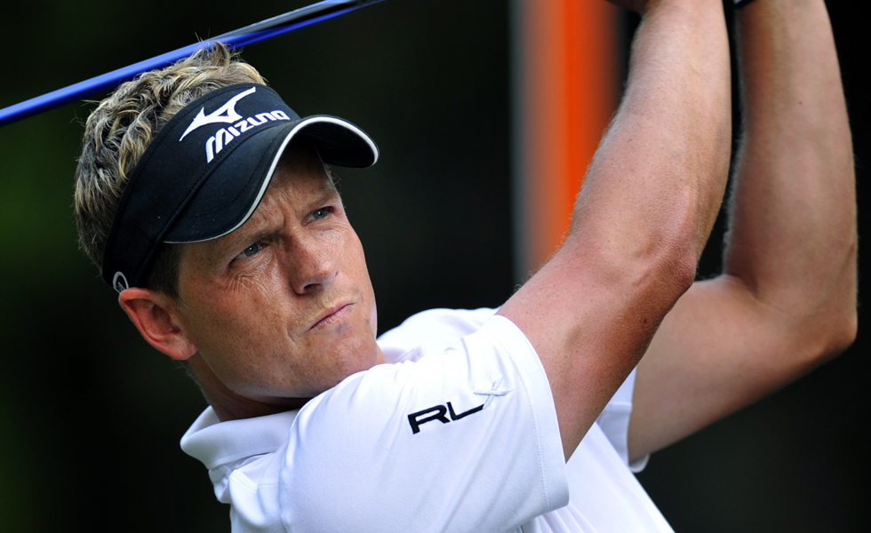 luke donald putter. In pictures: With Luke Donald