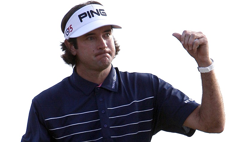 Bubba Watson after winning the Zurich Classic.