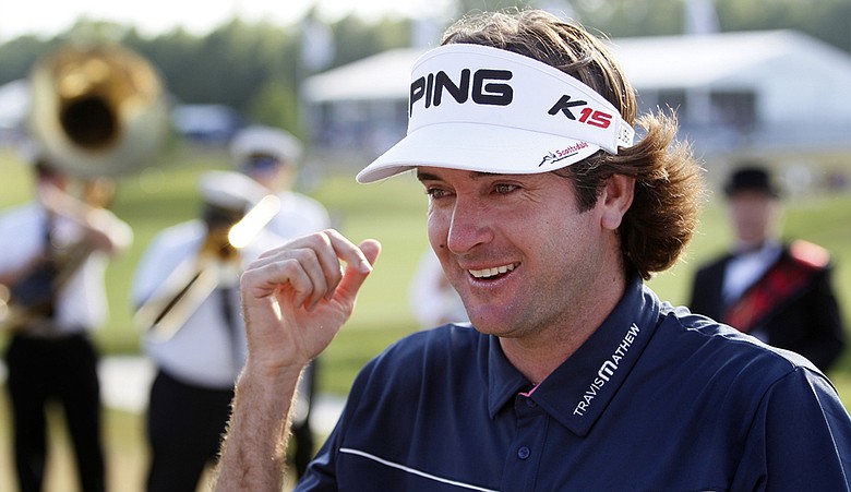 Bubba Watson during the Zurich Classic.