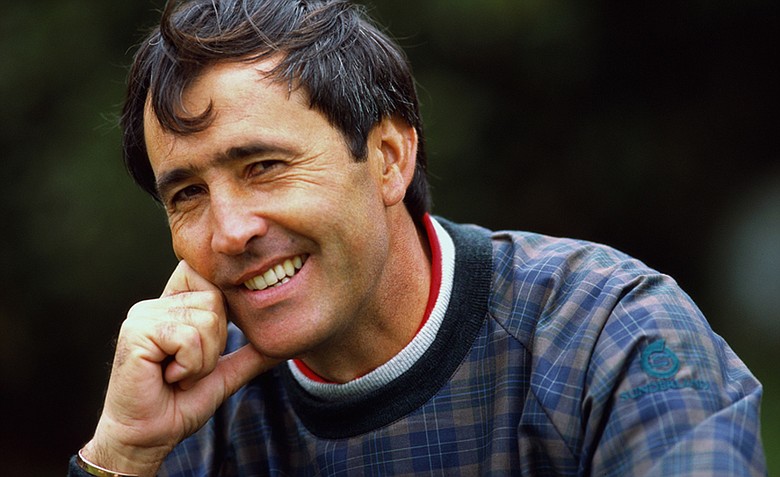 Spanish golfer Seve Ballesteros, seen in a January 1996 portrait.