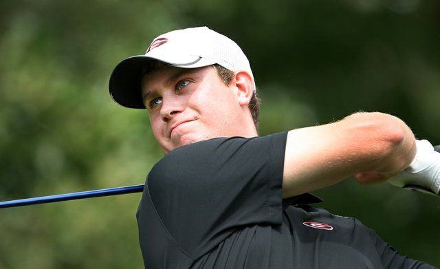 Georgia's Harris English during Wednesday stroke play at the 2011 NCAA Division I Men's Golf Championship at Karsten Creek in Stillwater, Okla.